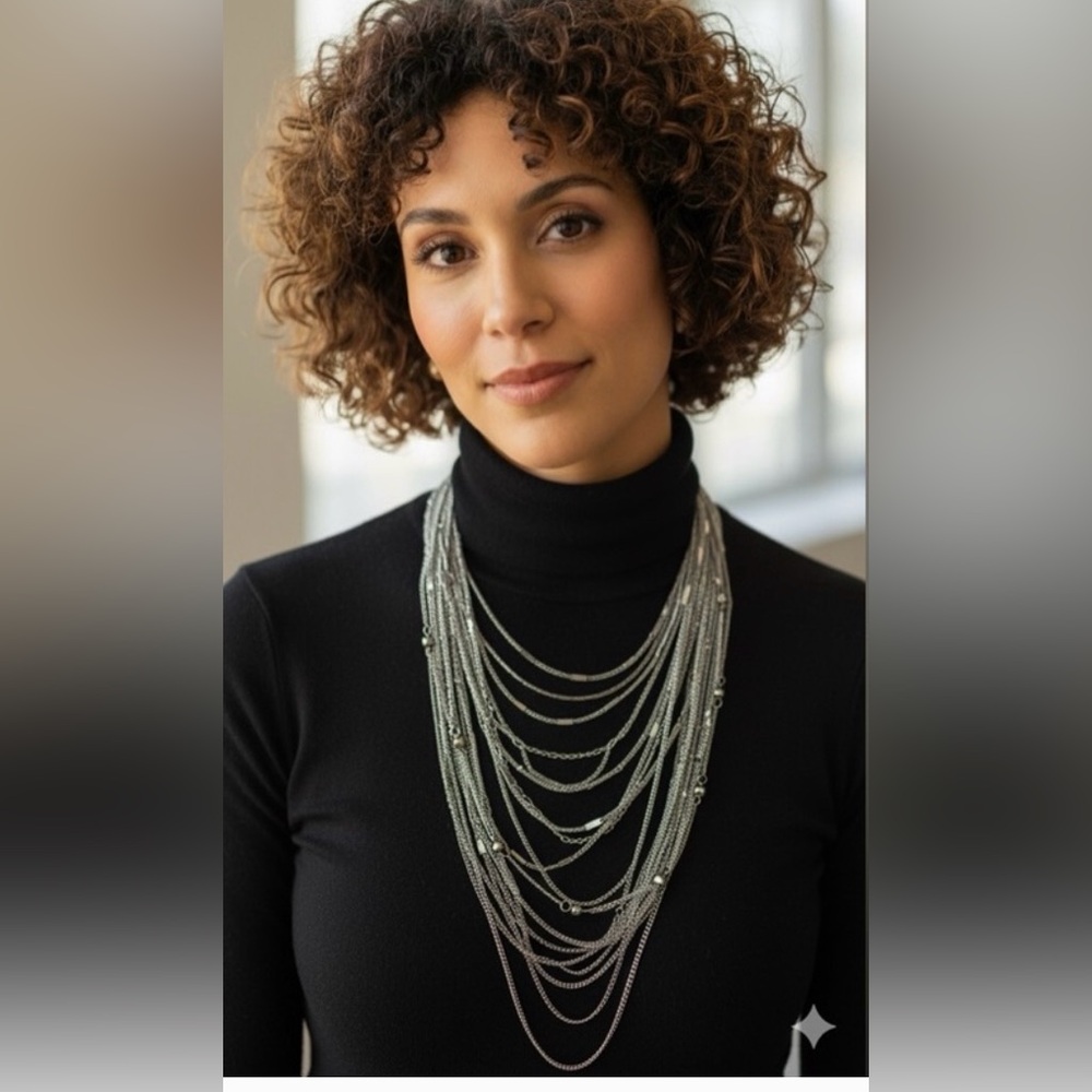 Chloe + Isabel Silver Layered Necklace